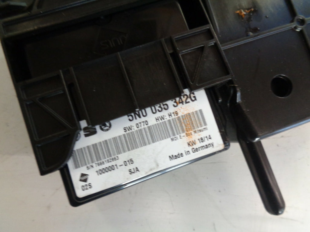 SKODA FABIA MK2 2012 MULTIMEDIA INTERFACE BOX UNIT 5N0035342G