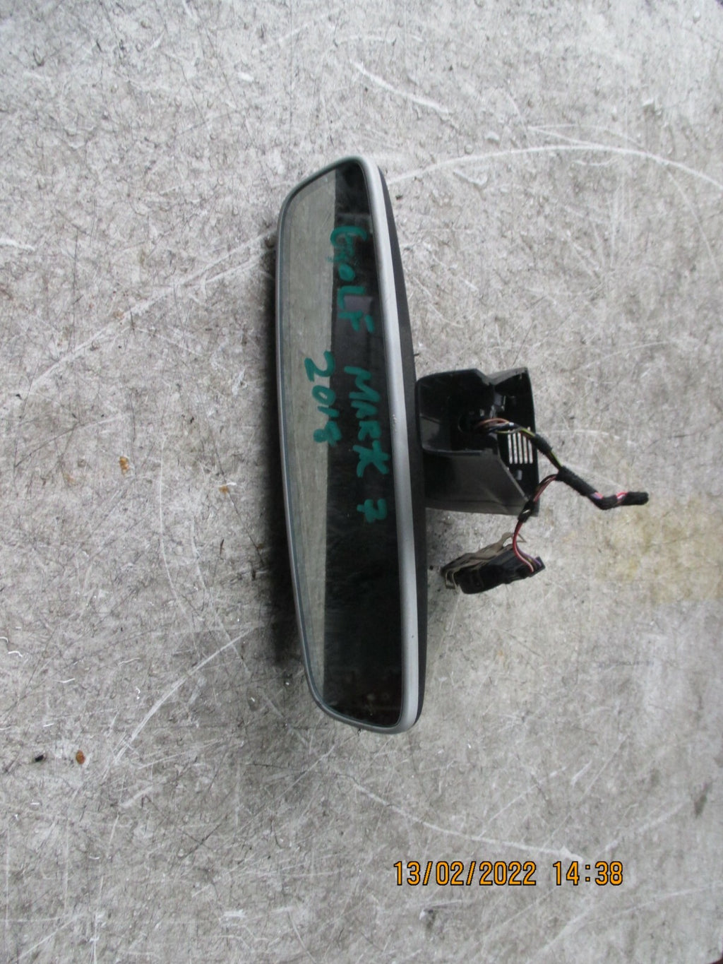 VOLKSWAGEN GOLF 2018 MK7 INTERIOR REAR VIEW MIRROR