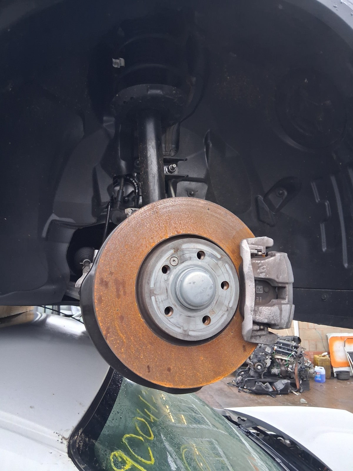 2025 MERCEDES BENZ GLA H247 1.3 MHEV  OSF DRIVER SIDE FRONT RIGHT HUB & CALIPER