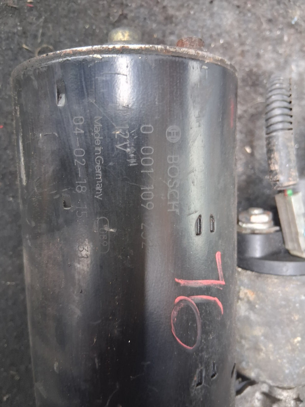 VOLVO S60 2004 DIESEL STARTER MOTOR 0001109252