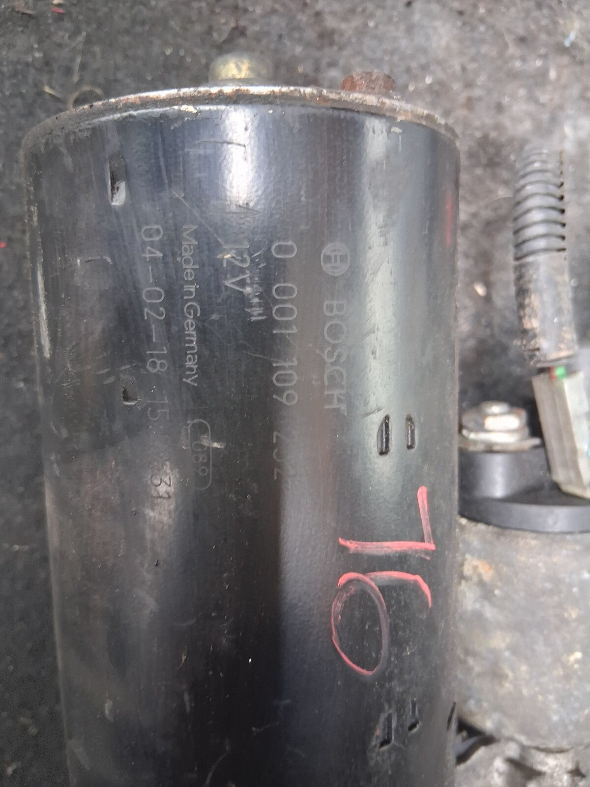 VOLVO S60 2004 DIESEL STARTER MOTOR 0001109252