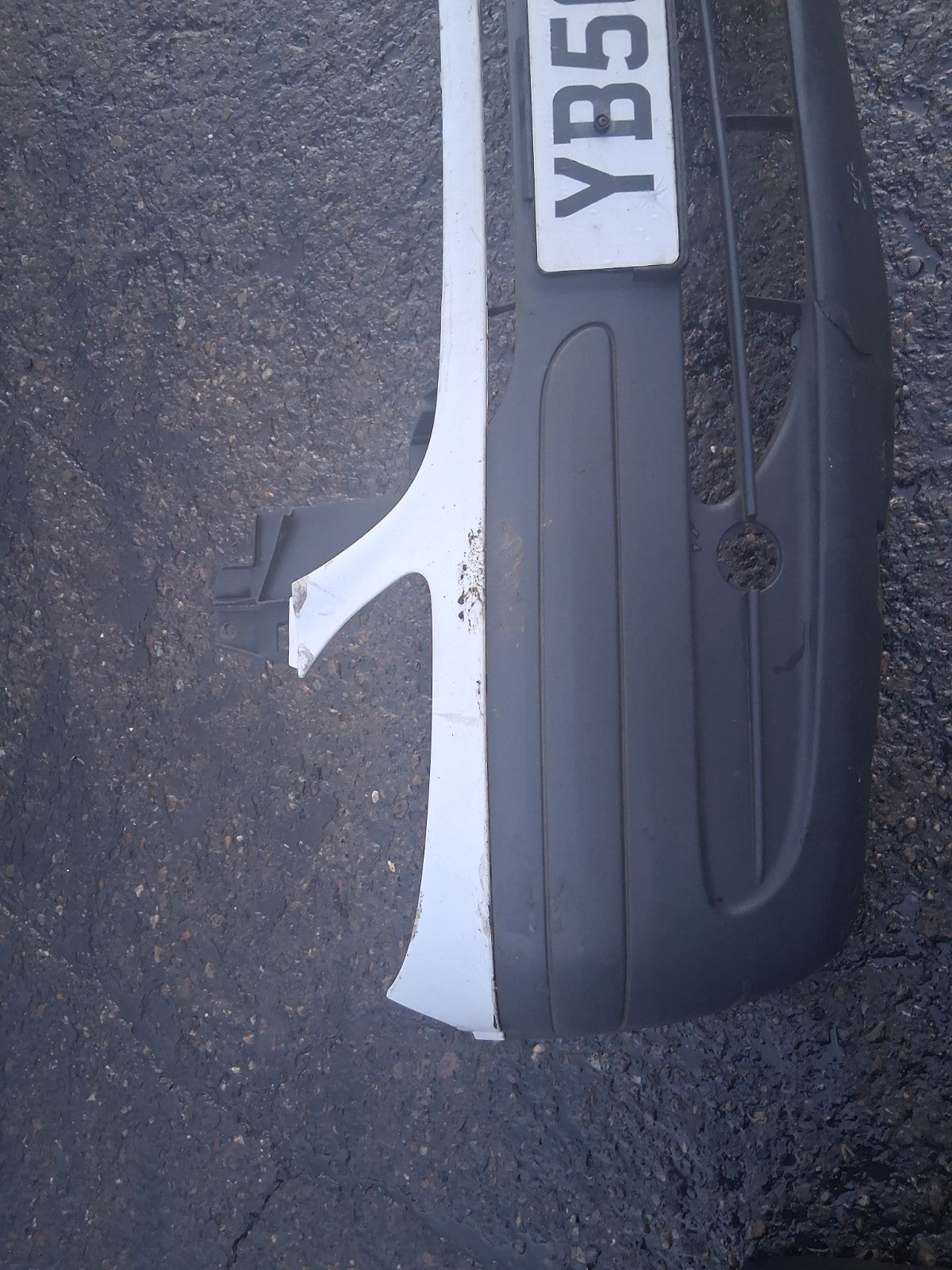 2007 MERCEDES BENZ VITO W639 FRONT BUMPER WHITE