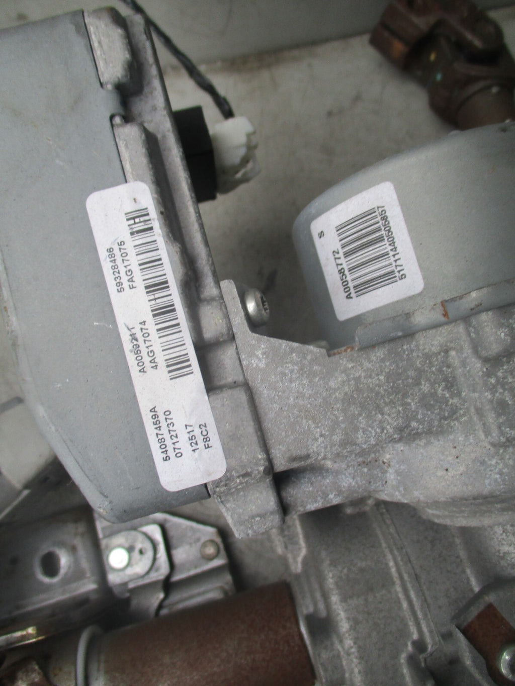 2018 FORD KA + POWER STEERING COLUMN H1B13D071BC