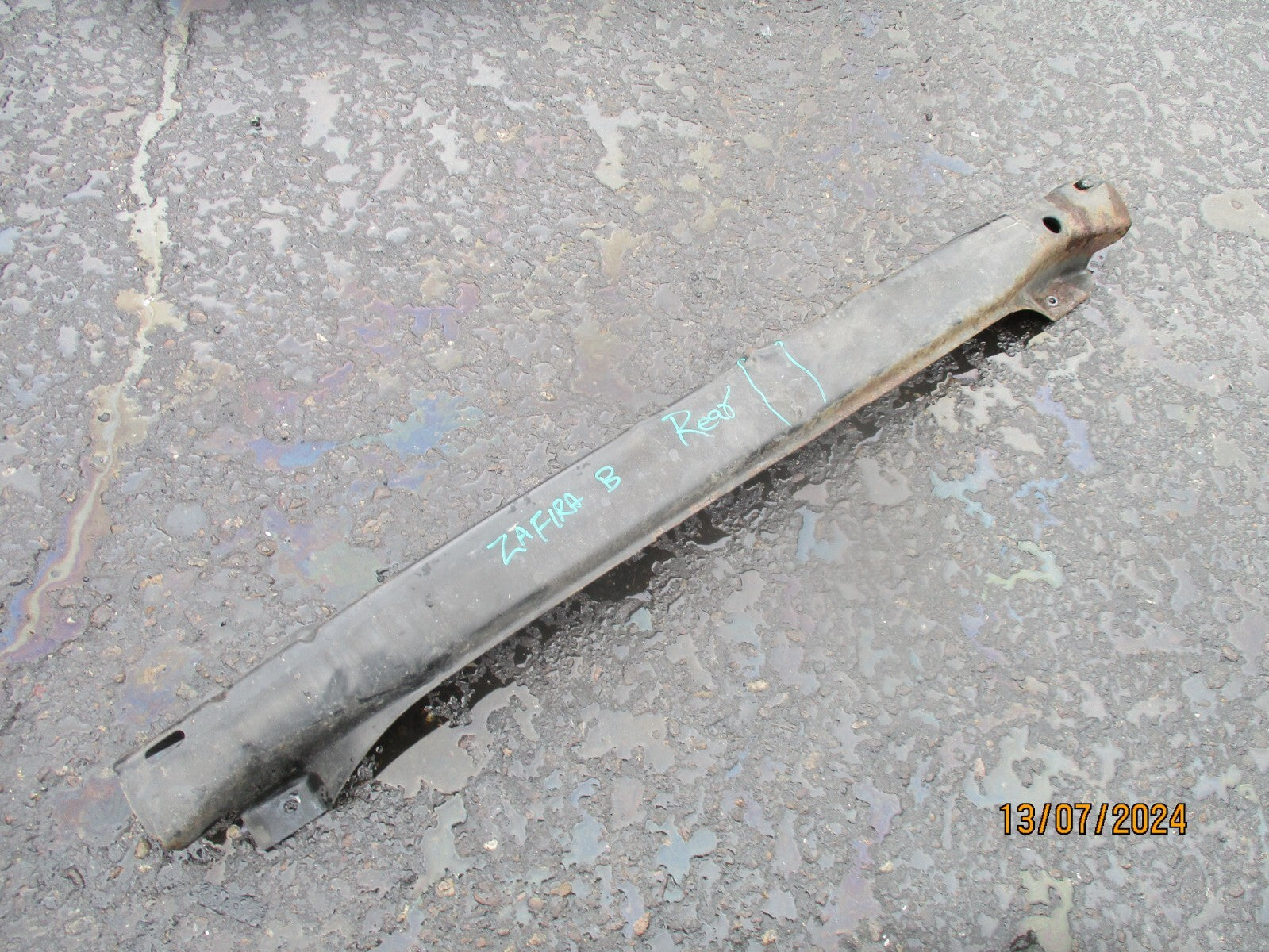 2011 VAUXHALL ZAFIRA B REAR BUMPER REINFORCEMENT CRASH BAR