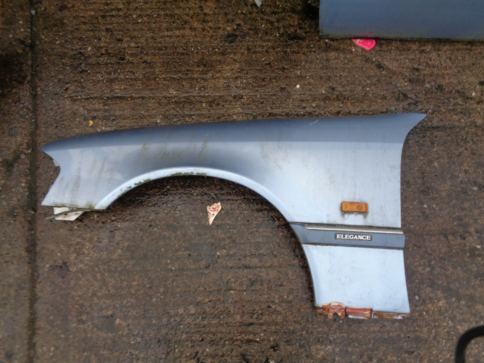 MERCEDES C CLASS W202 1994 C180 NS PASSENGER FRONT QUARTER WING BODY PANEL BLU
