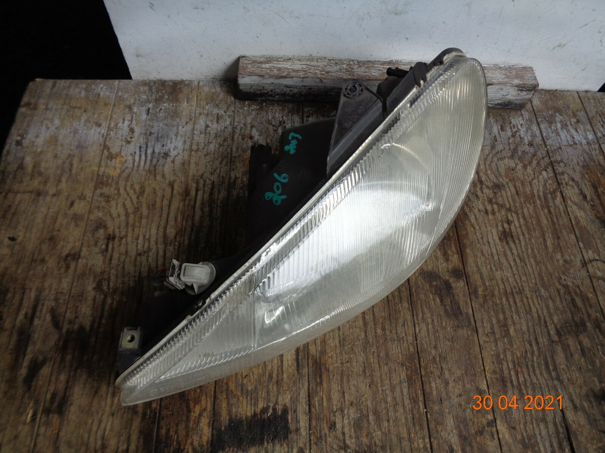 PEUGEOT 206 2003 NS PASSENGER SIDE FRONT LIGHT HEADLIGHT LAMP 9640559780