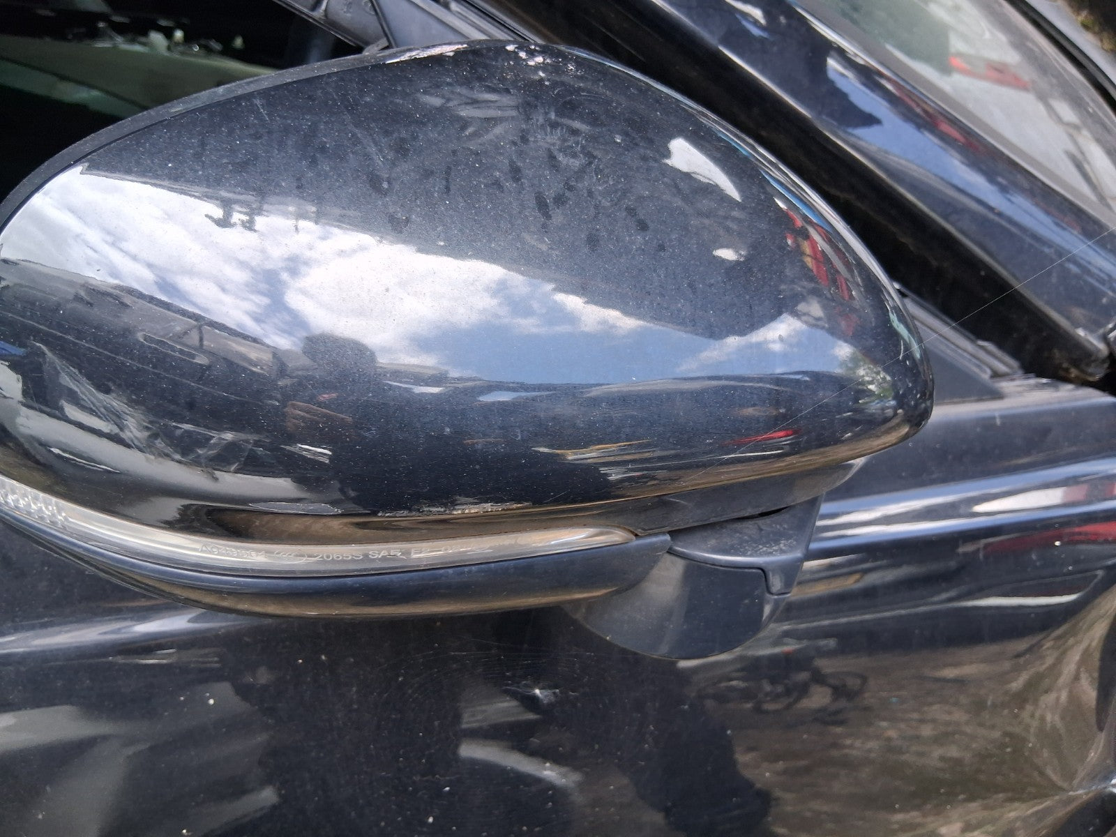 2017 JAGUAR XE OSF DRIVER SIDE FRONT RIGHT ELECTRIC WING MIRROR BLACK