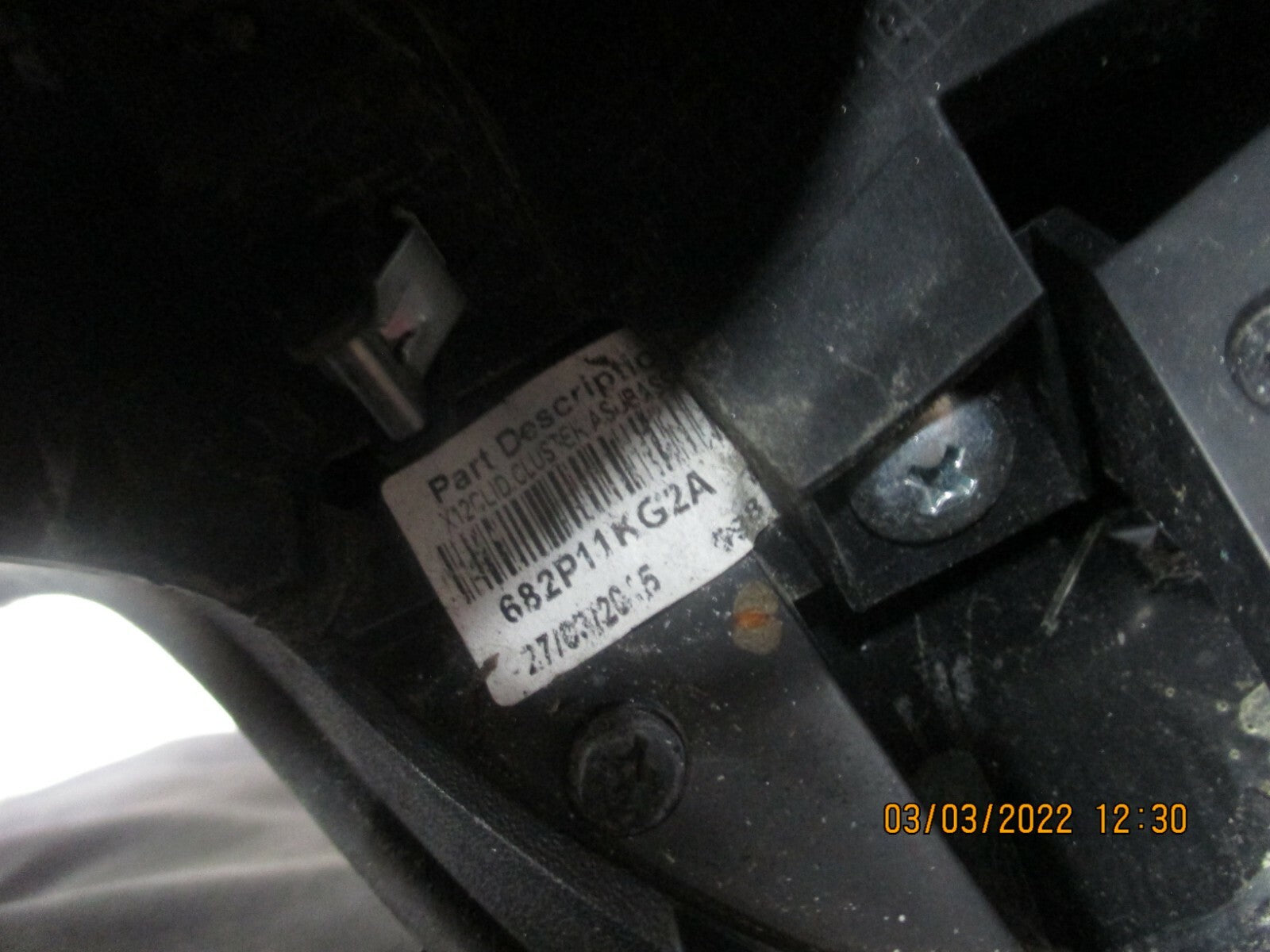 NISSAN JUKE 2015 SPEEDO CLOCK SURROUND TRIM