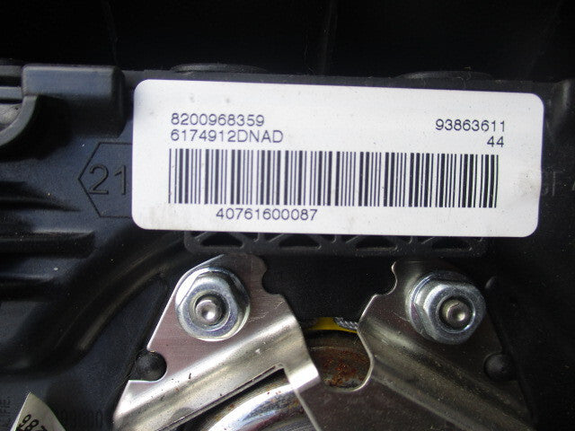 2014 VAUXHALL VIVARO MK1 DRIVER STEERING WHEEL AIR BAG 8200968359