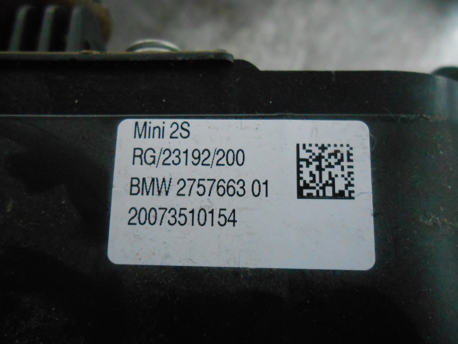 BMW MINI R55 R56 2007 -2014 OS DRIVER SIDE STEERING WHEEL AIRBAG 2757663