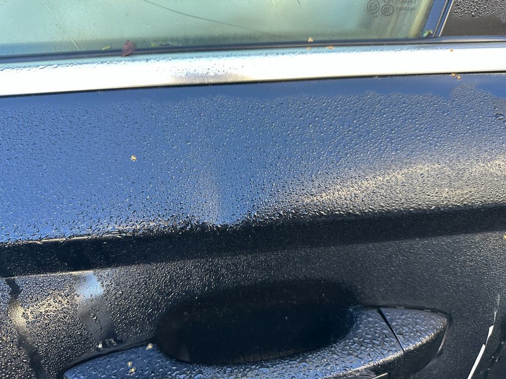 2017 AUDI A6 C7 OSF DRIVER SIDE FRONT DOOR BARE BLACK LY9B DENTS