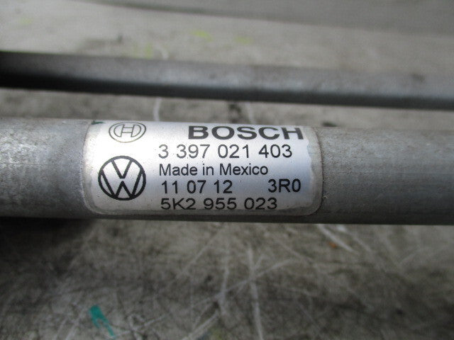 2009 VOLKSWAGEN GOLF MK6 FRONT WIPER MOTOR & LINKAGE 5K2955023