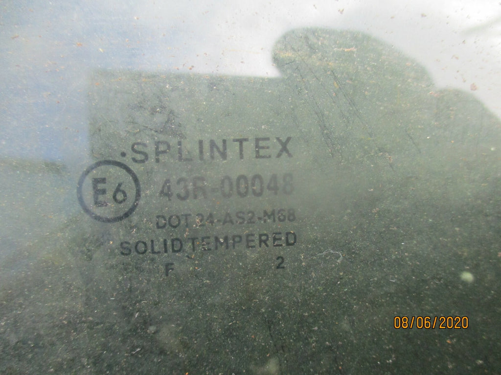 CITROEN C1 MK1 2007 OSF DRIVER SIDE FRONT DOOR WINDOW QUARTER GLASS 43R-00048