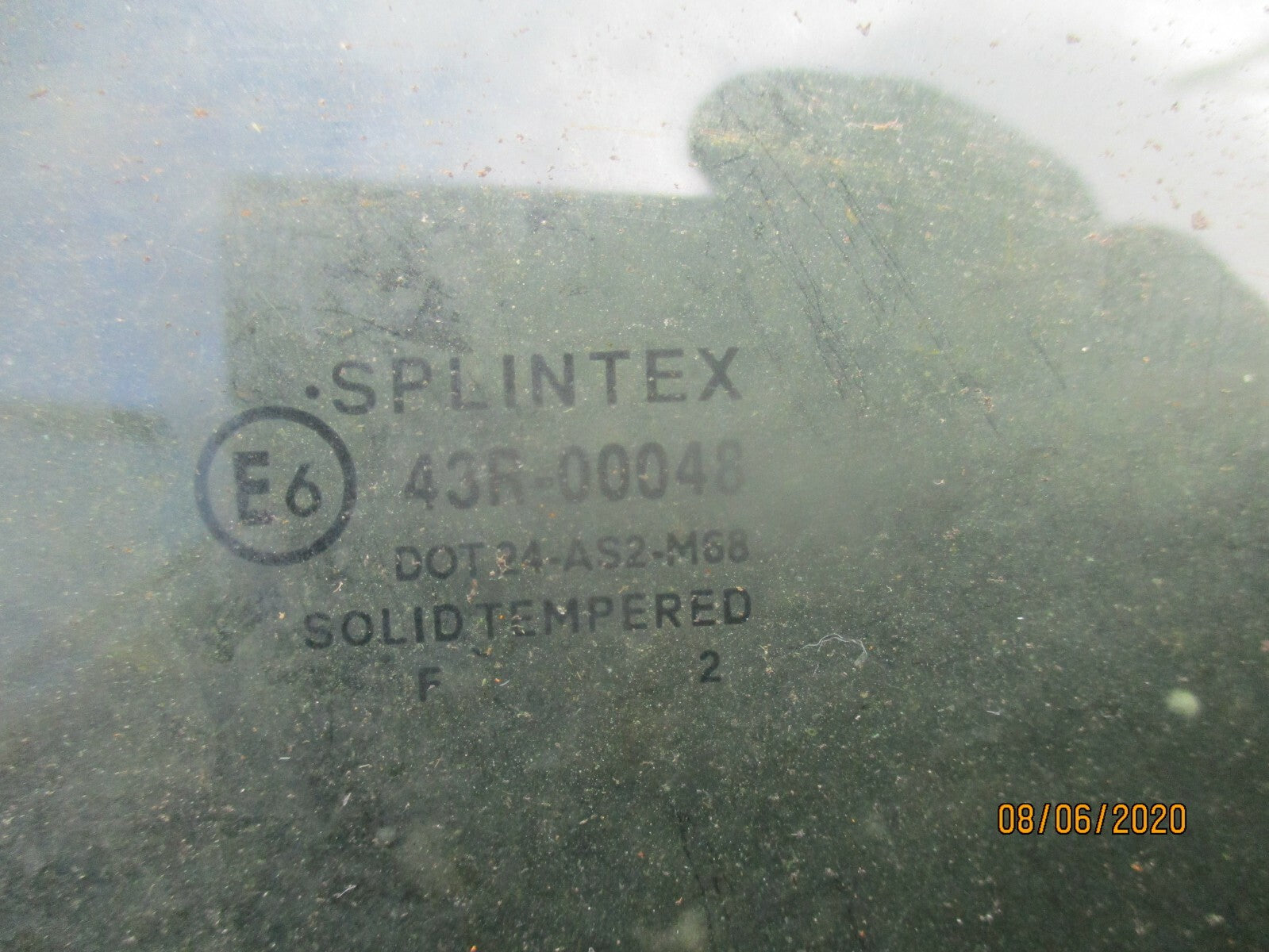 CITROEN C1 MK1 2007 OSF DRIVER SIDE FRONT DOOR WINDOW QUARTER GLASS 43R-00048