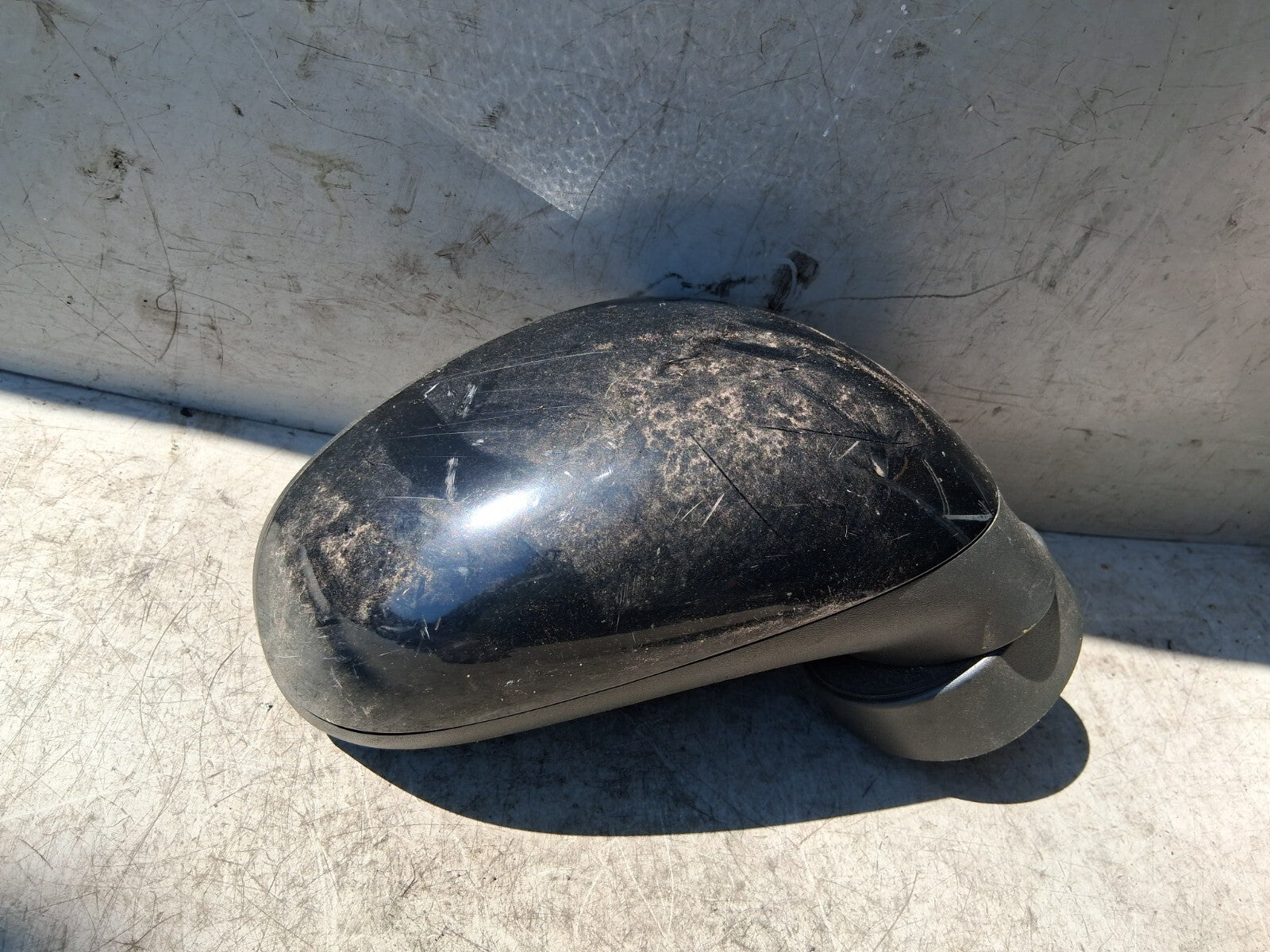 2009 SEAT LEON MK2 NSF PASSENGER SIDE WING MIRROR POWER FOLDING BLACK