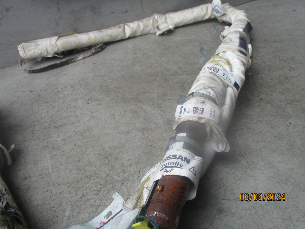 2018 NISSAN MICRA NSF PASSENGER SIDE CURTAIN AIRBAG F16356762