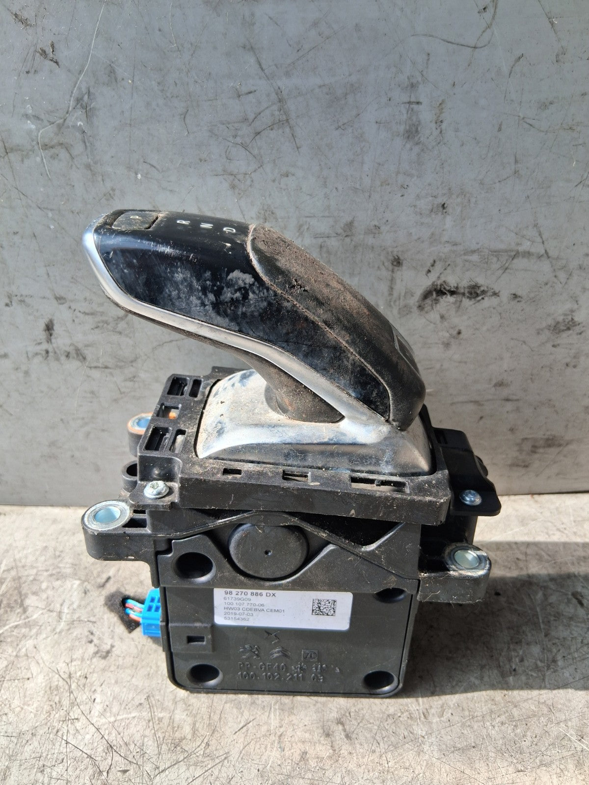 2019 PEUGEOT 5008 MK2 AUTOMATIC GEAR STICK GEAR SHIFTER GEAR LEVER 98270886DX