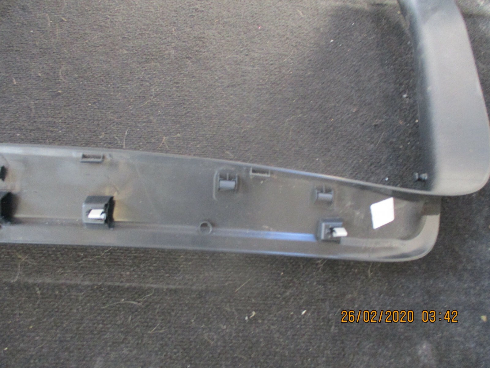 AUDI A1 8X 2018 REAR BOOT UPPER TAILGATE PLASTIC CARD TRIM PANEL 8X3867973A