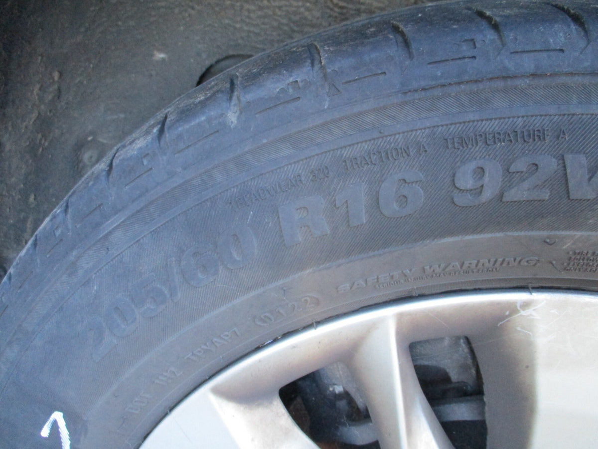 2023 SKODA OCTAVIA MK4 NX 16 INCH ALLOY WHEEL WITH TYRE 205/60R16 REF 1