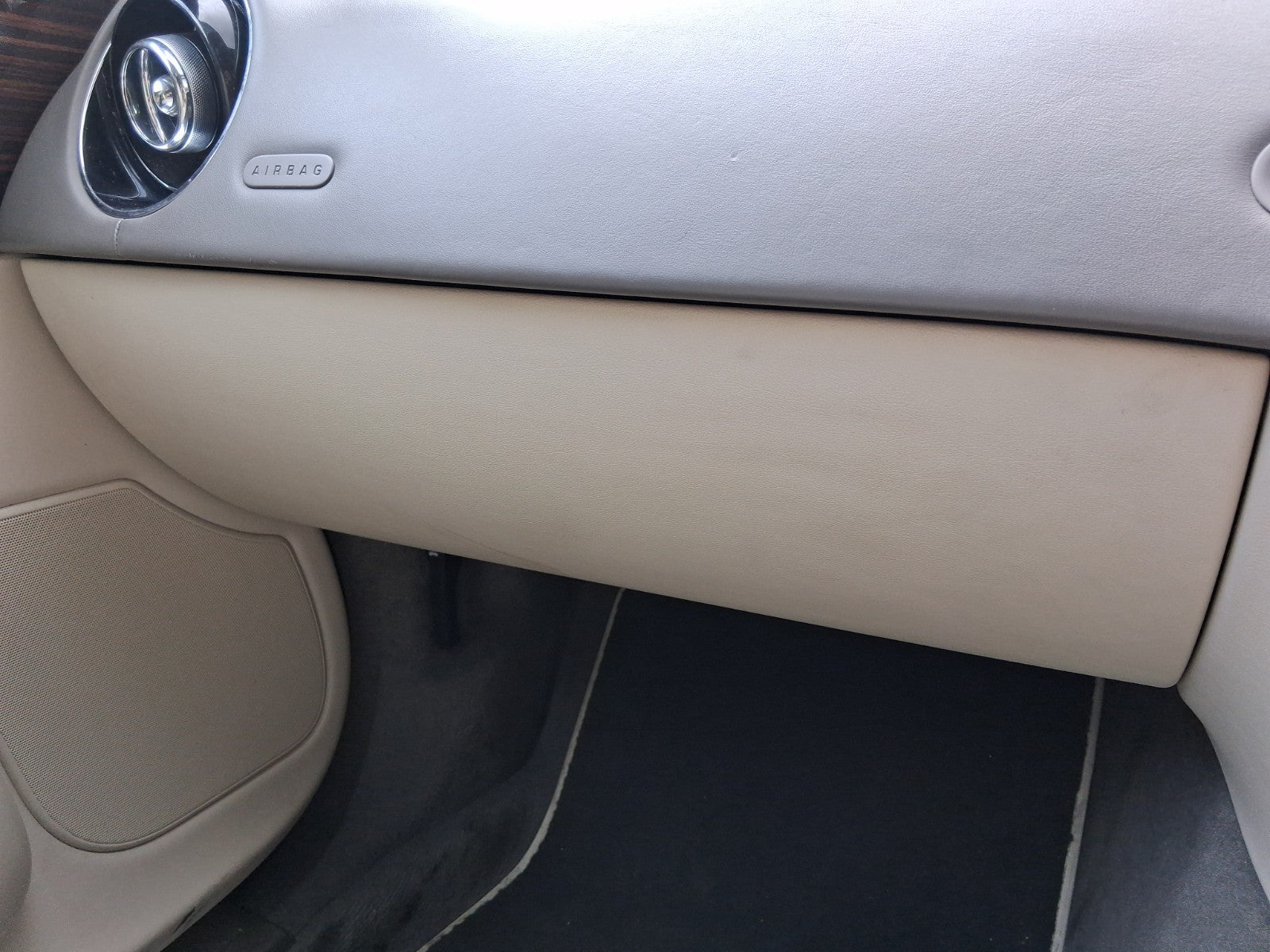 2012 JAGUAR XJ X351 2012 FRONT DASHBOARD GLOVE BOX STORAGE COMPARTMENT