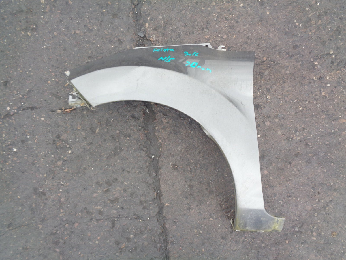 FORD FIESTA MK7 2016 NS PASSENGER SIDE FRONT WING PANEL GREY