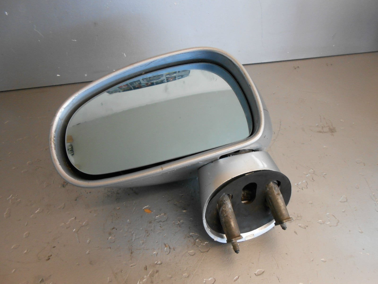 AUDI TT 8N 2001 NS PASSENGER SIDE ELECTRIC DOOR WING MIRROR SILVER LY7W