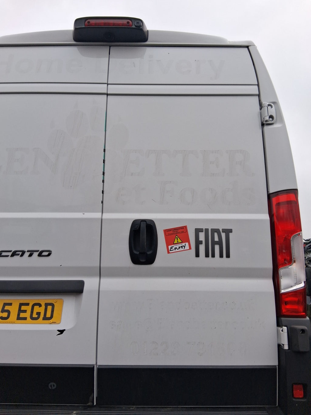 2025 FIAT DUCATO MK3 HIGH ROOF OSR DRIVER SIDE REAR RIGHT COMPLETE DOOR WHITE