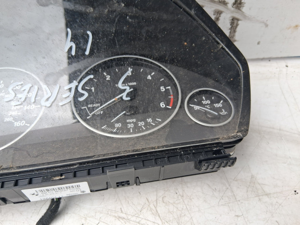 2014 BMW 3 SERIES F31 2.0 DIESEL MAN SPEEDO INSTRUMENT CLUSTER 9371035 9232893