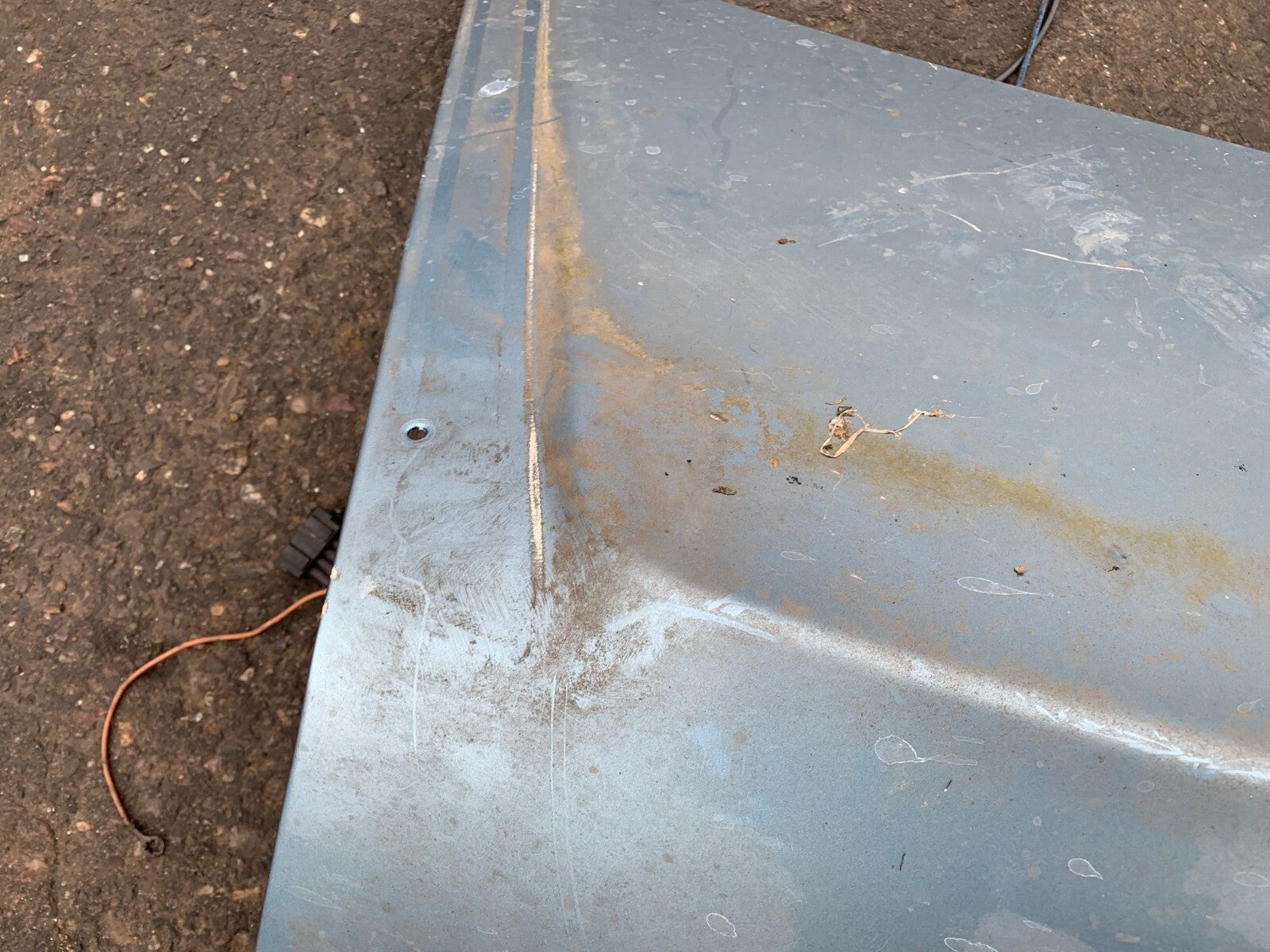 VOLKSWAGEN VW PASSAT B3 MK3 1990 SALOON BOOTLID BOOT LID HATCH BLUE