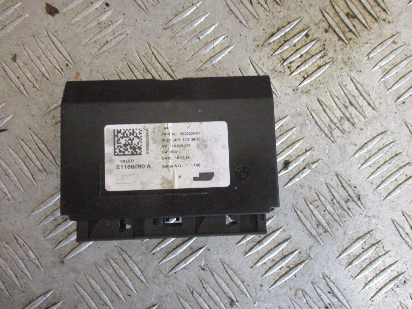 BMW 1 SERIES F20 2016 116D AIR CONDITIONING CONTROL MODULE ECU 6820234-01