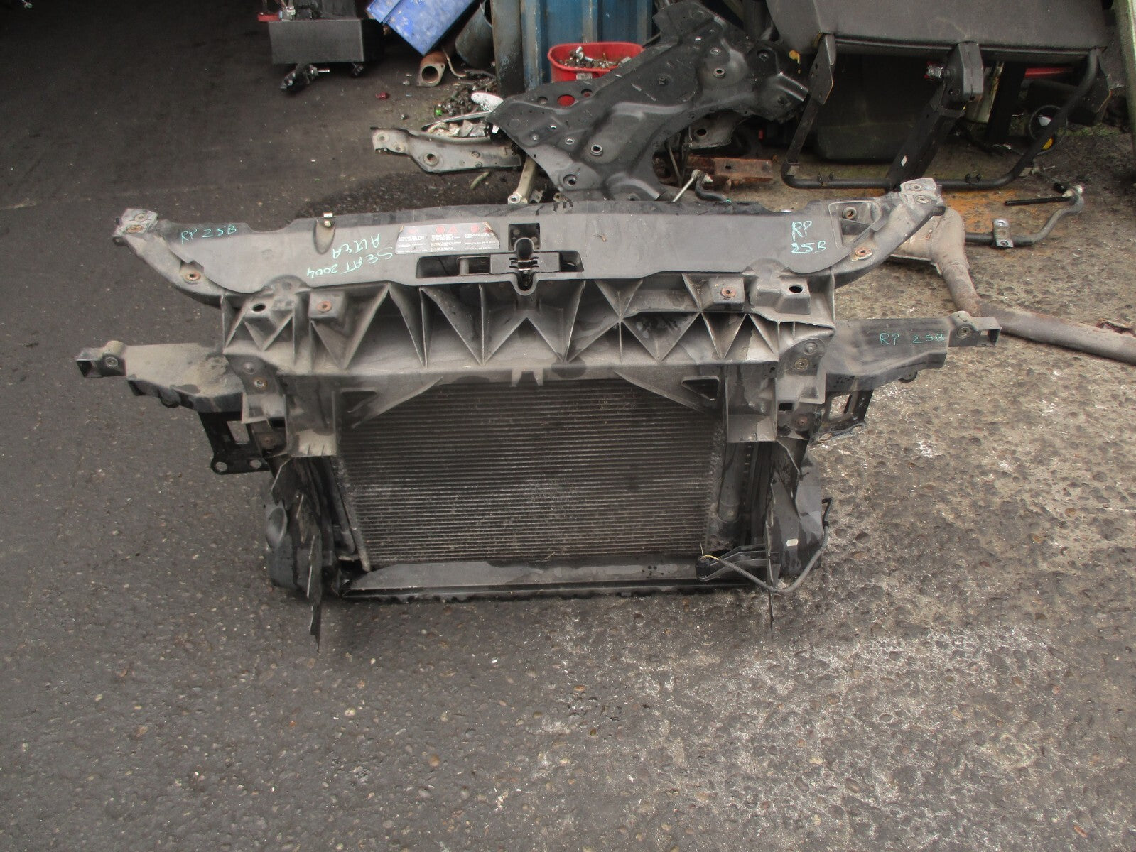 2004 SEAT ALTEA MK1 1.6 PETROL RADIATOR RAD PACK AND FAN RP 25B