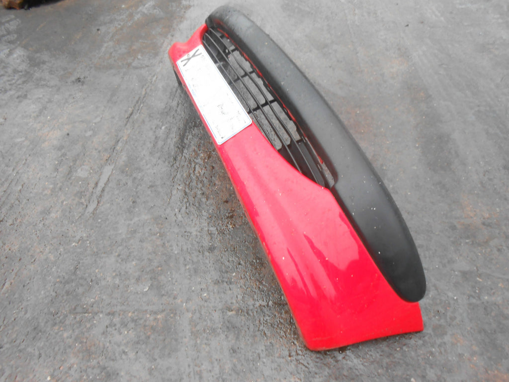 PEUGEOT 206 2002 PRE FACELIFT COMPLETE FRONT PLASTIC BUMPER RED