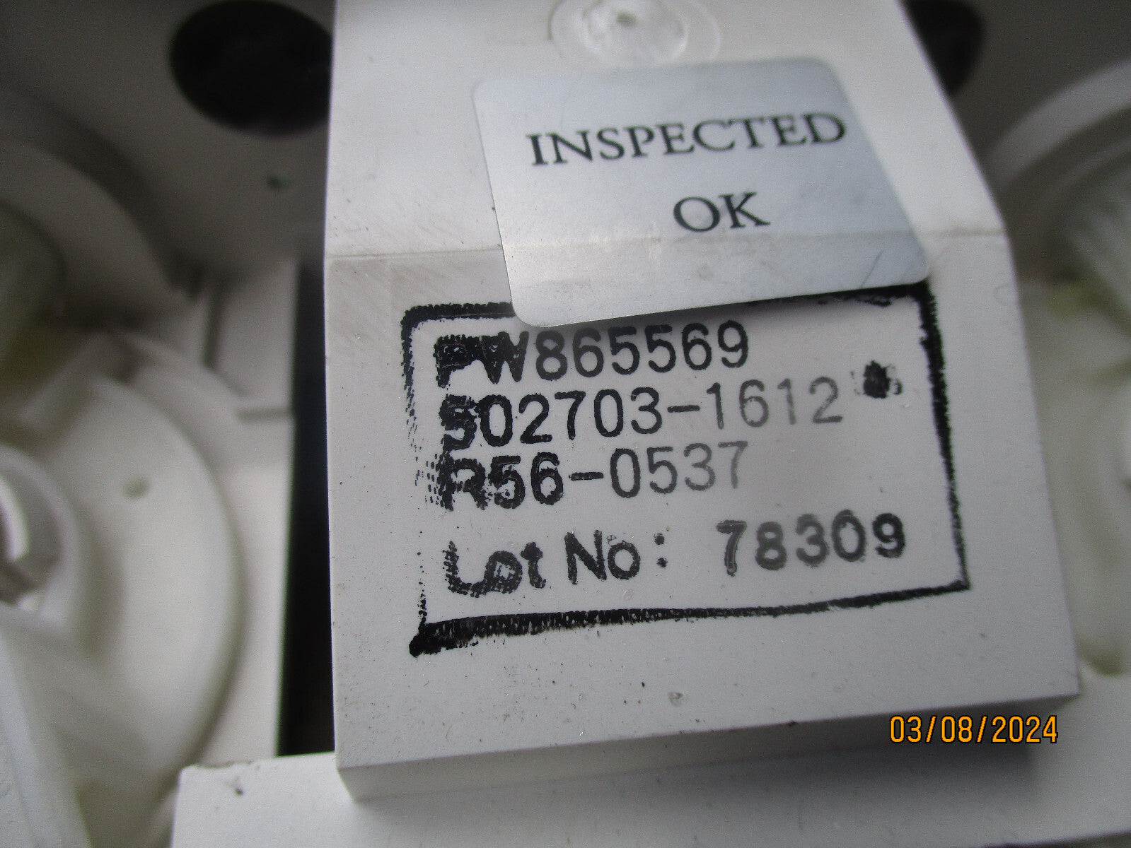 2009 PROTON SAVVY AC HEATER CONTROL CLIMATE PANEL PW865569