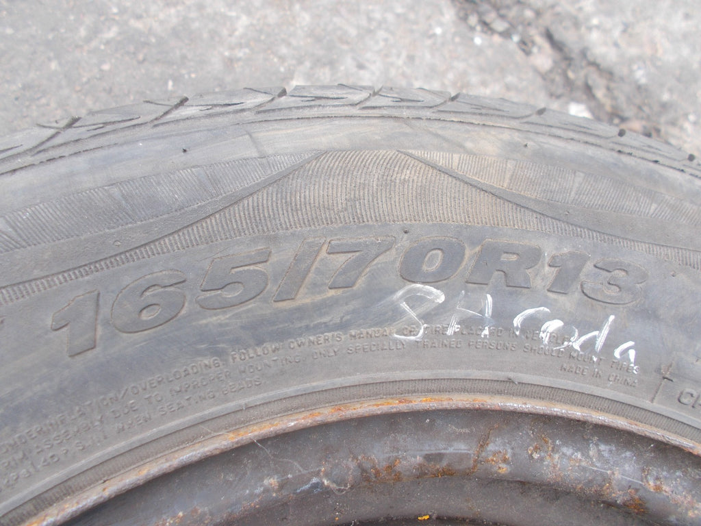 SKODA FABIA ARROWSPEED 13 INCH 4 STUD STEEL WHEEL 165/70 R13