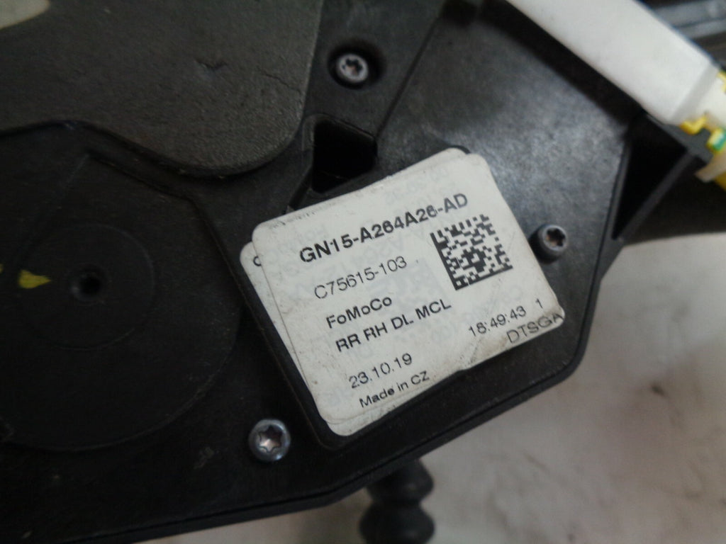 FORD ECOSPORT 2019 5 DOOR OSR DRIVER SIDE REAR DOOR LOCK MECHANISM GN15A264A26