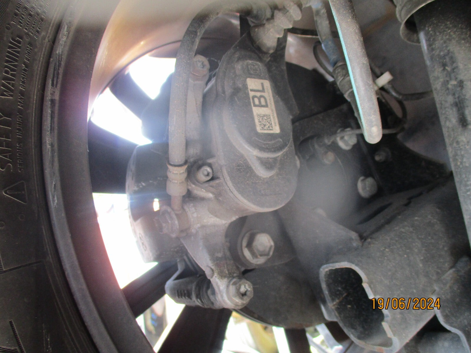 NISSAN QASHQAI J12 MK3 2023 NSR PASSENGER SIDE REAR BRAKE CALIPER 440106RA0B