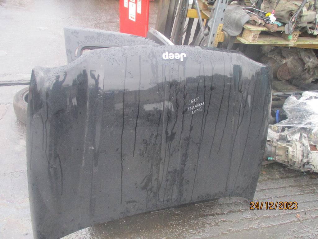 JEEP CHEROKEE 2006 MK3 FRONT BONNET HOOD BLACK
