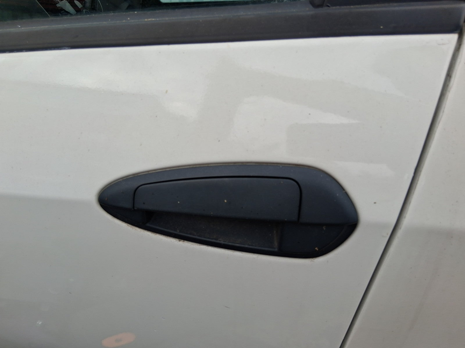 2014 FIAT PUNTO FACELIFT 5 DOOR MK3 NSF PASSENGER FRONT EXTERIOR DOOR HANDLE