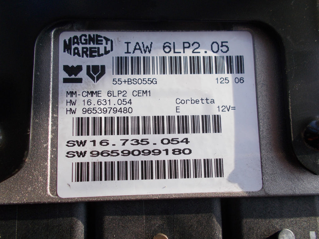 PEUGEOT 307 2000-2007 1.4i (KFW) ENGINE CONTROL UNIT ECU 9659099180