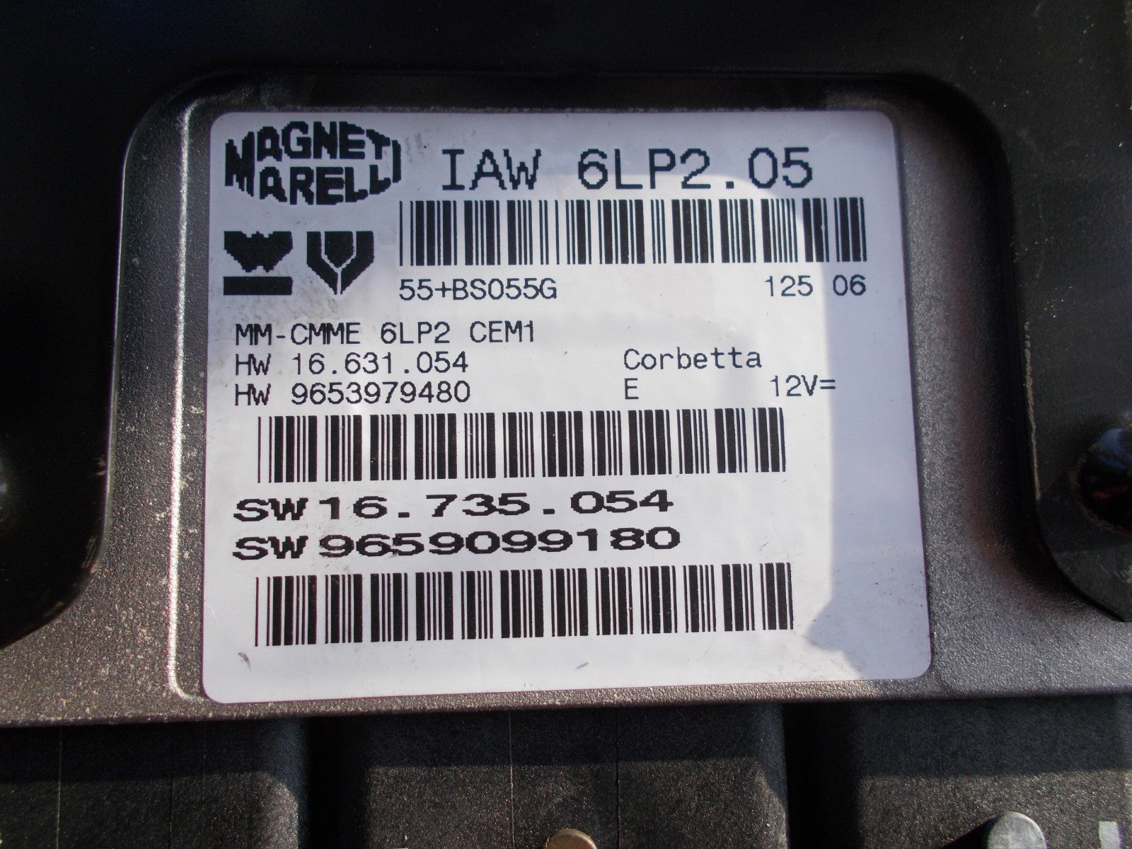 PEUGEOT 307 2000-2007 1.4i (KFW) ENGINE CONTROL UNIT ECU 9659099180