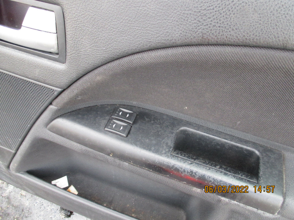 FORD MONDEO 2003 MK3 OSF FRONT DRIVER SIDE COMPLETE DOOR BLACK