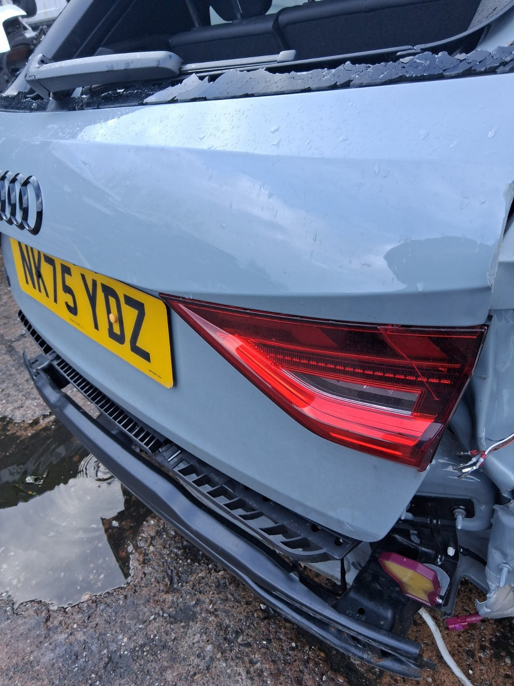 2025 AUDI A1 S LINE MK2 GB REAR BARE TAILGATE BOOTLID GREY Z7F