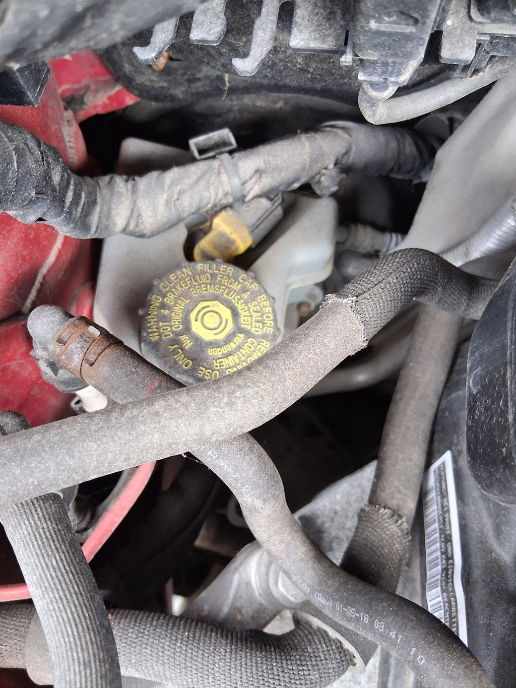 2019 SKODA FABIA MK3 NJ 1.0 PETROL BRAKE FLUID TANK RESERVOIR