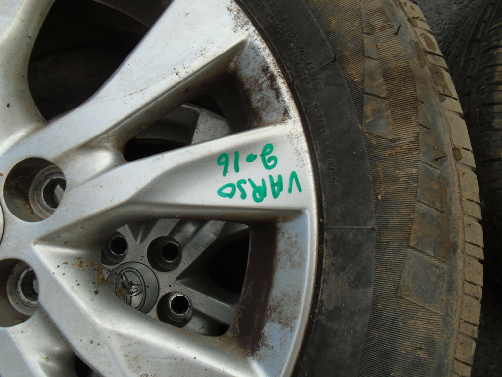 TOYOTA VERSO 2016 15 INCH SINGLE ALLOY WHEEL WITH TYRE 185/65R15 REF 2