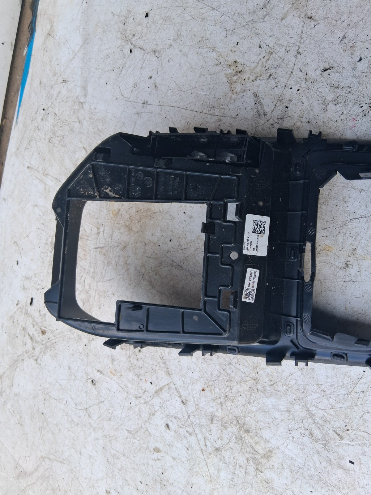 2021 SKODA SCALA GEARSTICK SURROUND TRIM PANEL 656863212A