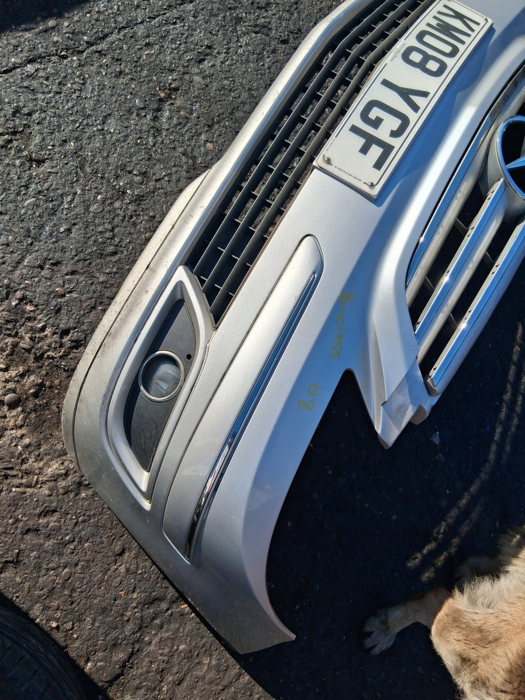 2008 MERCEDES B CLASS W245 FRONT COMPLETE BUMPER BADGE GRILL FOG LIGHTS SILVER