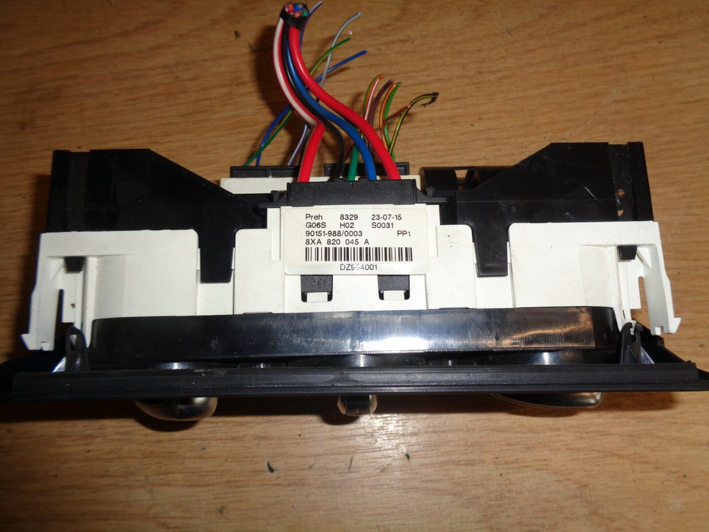 AUDI A1 2015 8X 1.0 TFSI HEATER CLIMATE CONTROL PANEL SWITCH 8XA820045A