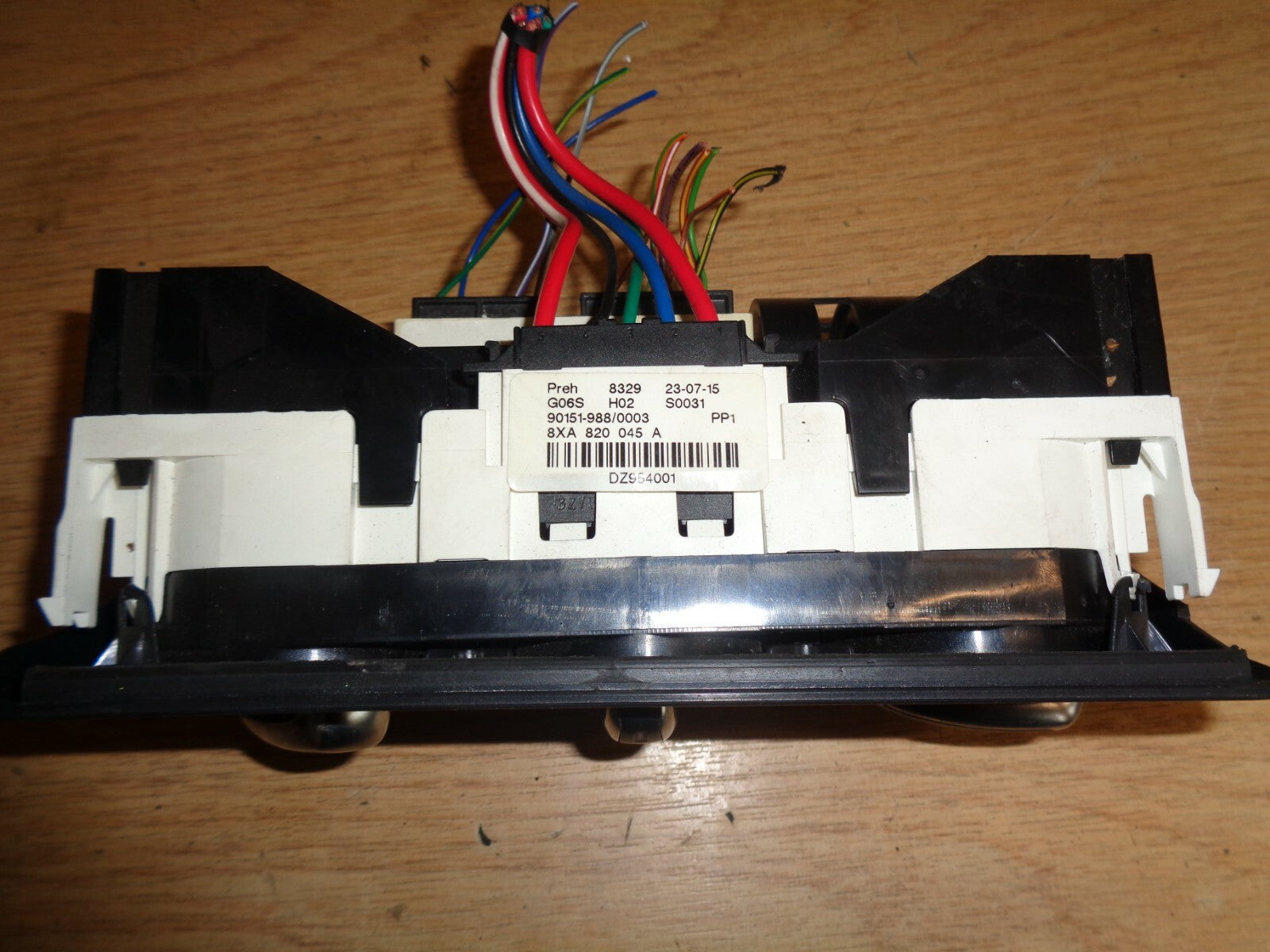 AUDI A1 2015 8X 1.0 TFSI HEATER CLIMATE CONTROL PANEL SWITCH 8XA820045A