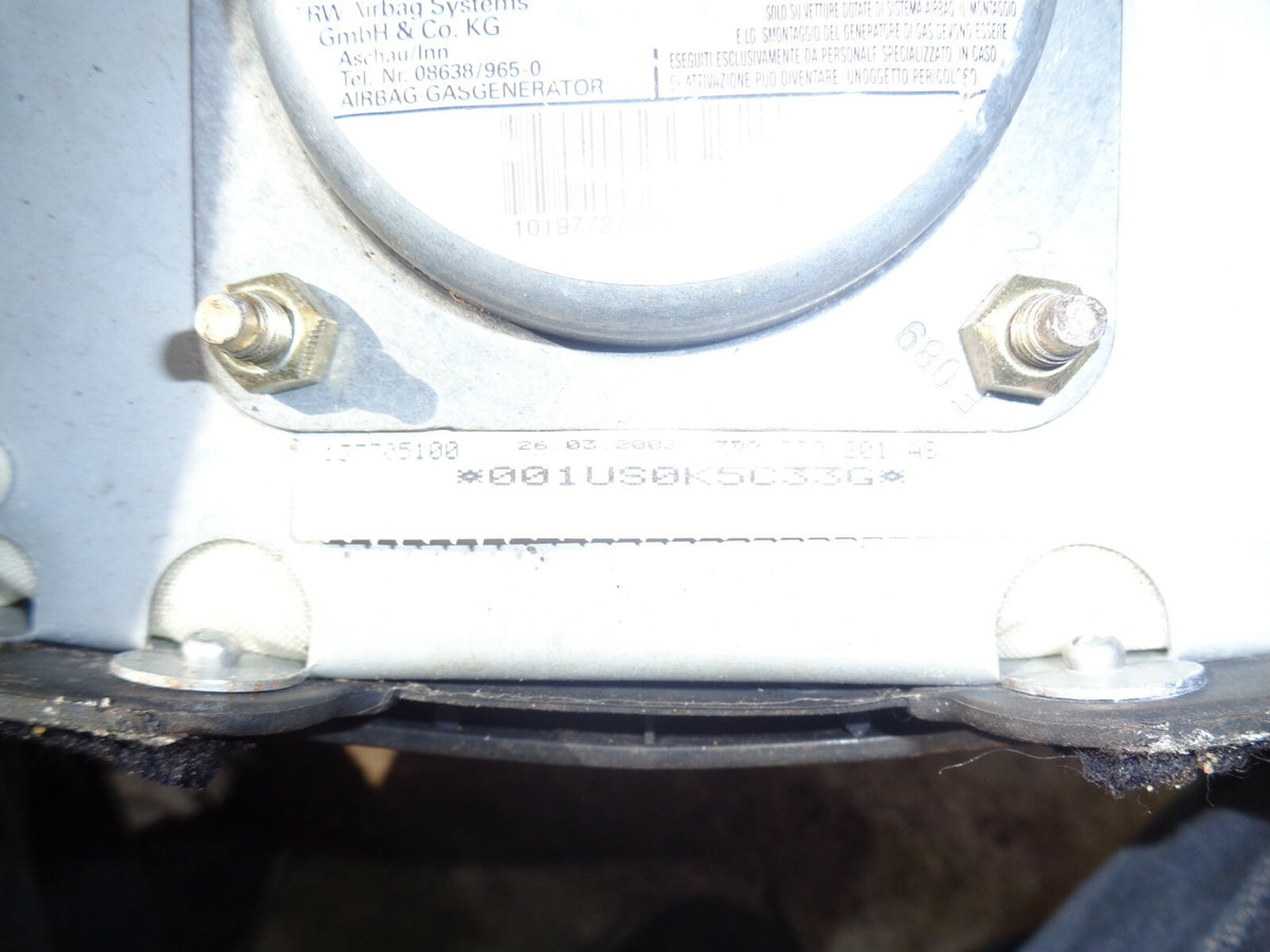 VW VOLKSWAGEN GOLF MK4 DRIVERS STEERING WHEEL AIRBAG 137705100