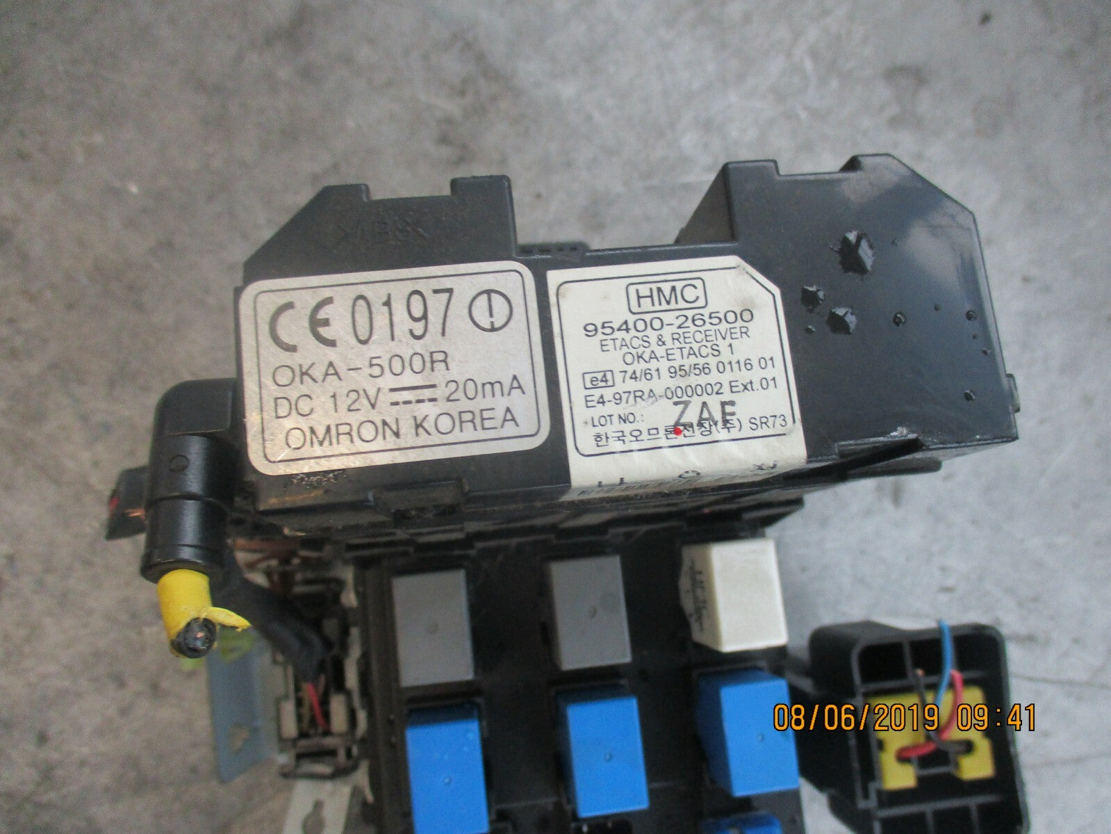 HYUNDAI SANTA FE MK1 FUSE BOX RELAY UNIT 9540026500